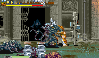 Alien vs. Predator (Arcade) screenshot: More aliens!