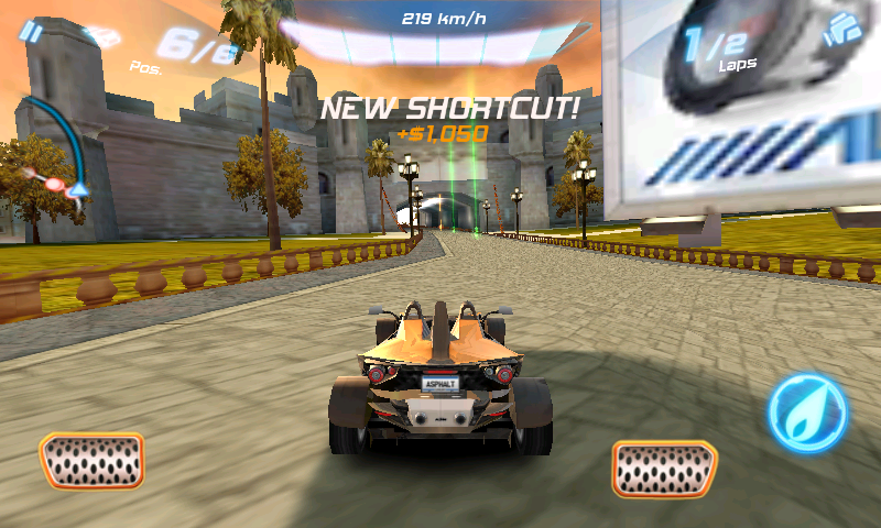 Screenshot Of Asphalt 6 Adrenaline Android 2010 Mobygames