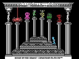 Dynamite Dan (MSX) screenshot: Loading screen