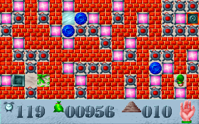 Saper (DOS) screenshot: Level 10