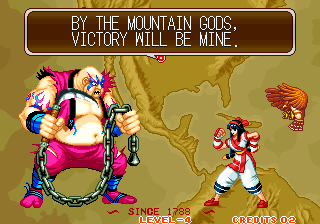 Samurai Shodown (Arcade) screenshot: Before fight