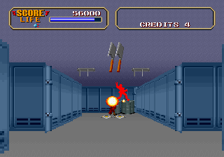 Line of Fire (Arcade) screenshot: Choppers