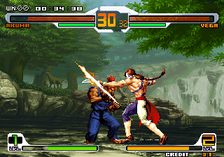 SVC Chaos: SNK vs. Capcom (Arcade) screenshot: Claws slash