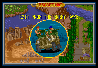 Line of Fire (Arcade) screenshot: First mission
