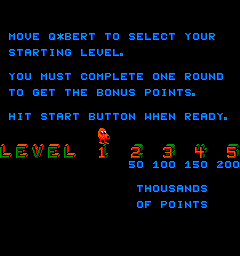 Screenshot of Q*bert's Qubes (Arcade, 1983) - MobyGames