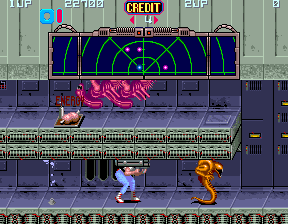 Screenshot of Aliens (Arcade, 1990) - MobyGames
