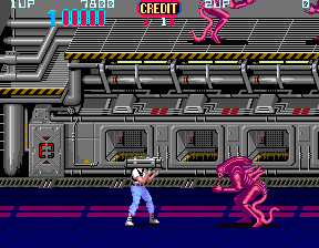 Aliens (Arcade) screenshot: Missile Launcher.