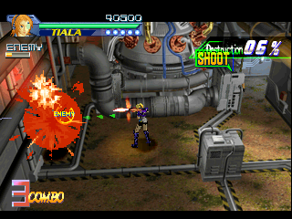 Flame Gunner (Arcade) screenshot: Little BOOM!