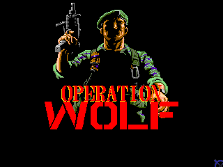 Operation Wolf (Arcade) screenshot: Title screen