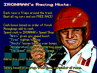 Ivan 'Ironman' Stewart's Super Off Road (Arcade) screenshot: Game hints