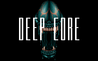 Deep Core (Amiga) screenshot: Title screen