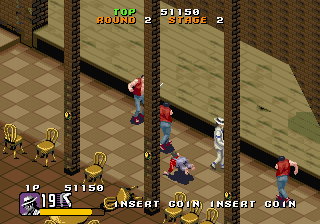 Screenshot of Michael Jackson's Moonwalker (Arcade, 1990) - MobyGames