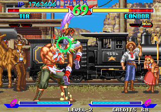 Breakers (Arcade) screenshot: Retaliation attack