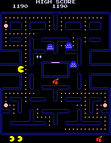 Pac-Man (Arcade) screenshot: Power-up