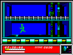 Dan Dare: Pilot of the Future (ZX Spectrum) screenshot: This kind of object should by crushed