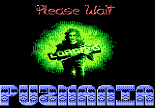 Puzmania (Atari 8-bit) screenshot: Loading screen