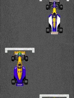 F-1 Grand Prix (Arcade) screenshot: Intro race
