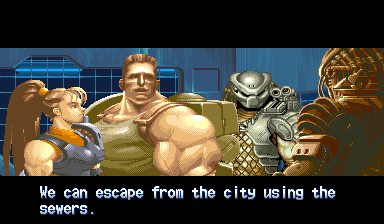 Alien vs. Predator (Arcade) screenshot: Cut-scene