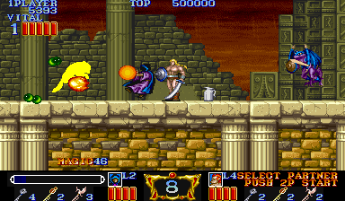 Screenshot of Magic Sword (Arcade, 1990) - MobyGames