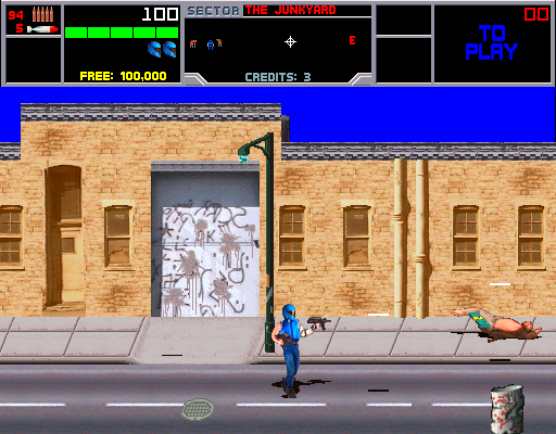 Screenshot of NARC (Arcade, 1989) - MobyGames