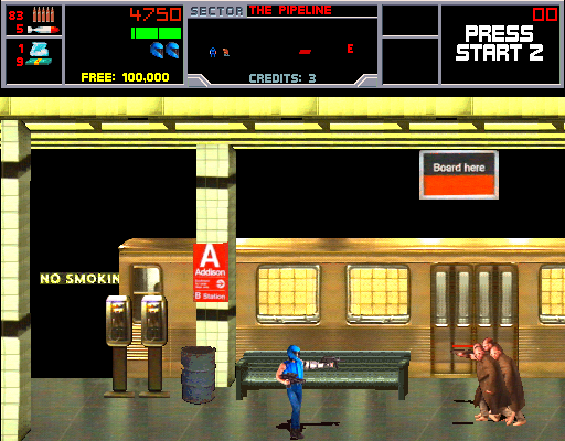 Screenshot of NARC (Arcade, 1989) - MobyGames