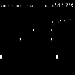 Night Driver (Arcade) screenshot: Long curve