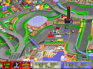 Danny Sullivan's Indy Heat (Arcade) screenshot: The next race.