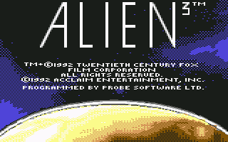 Alien³ (Commodore 64) screenshot: Loader