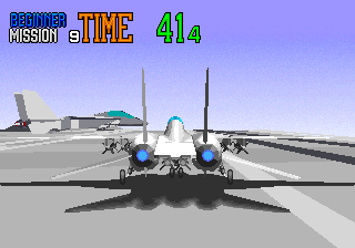 G-Loc: Air Battle (Arcade) screenshot: Landing
