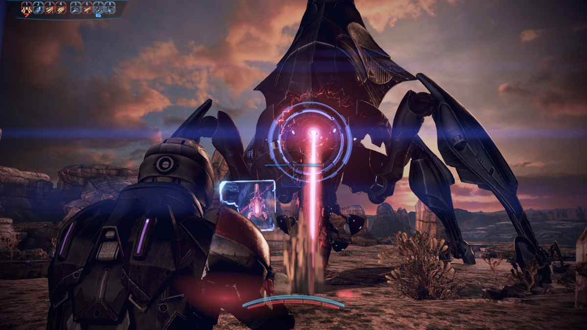 Mass Effect 3 (Windows) screenshot: Man vs. Reaper
