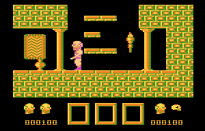 Zbir (Atari 8-bit) screenshot: Golden urn