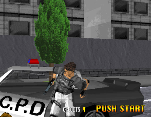 Virtua Cop 2 (Arcade) screenshot: Cut-scene