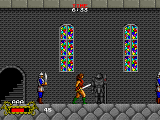 Cadash (Arcade) screenshot: Outside castle