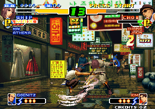 The King of Fighters 2000 (Arcade) screenshot: Tornado