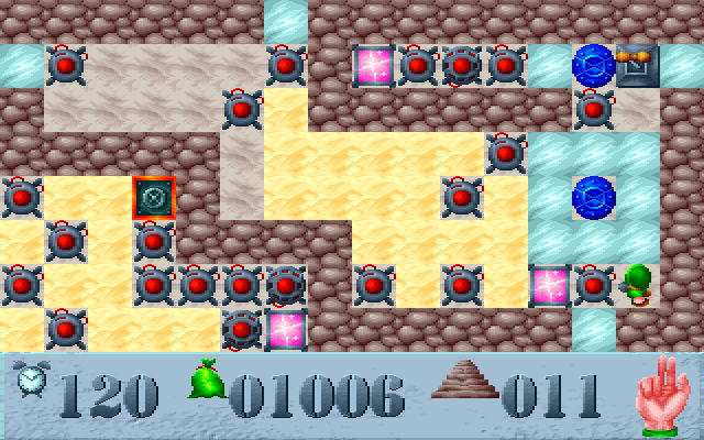 Saper (DOS) screenshot: Level 11