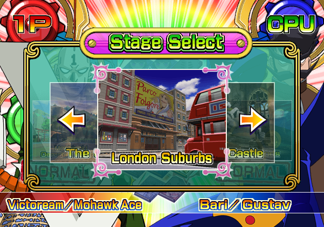Zatch Bell!: Mamodo Battles (PlayStation 2) screenshot: Choosing the battlefield.