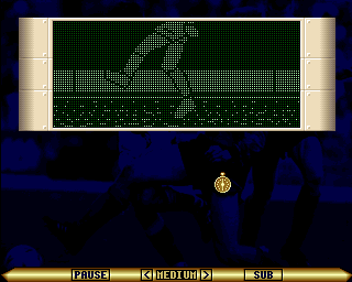 Premier Manager 2 (Amiga) screenshot: Shot animation