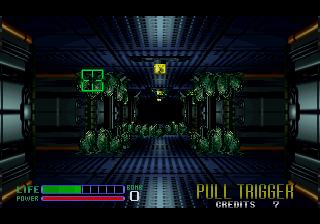 Alien³: The Gun (Arcade) screenshot: Eggs