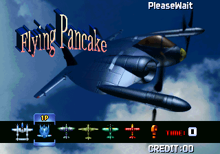 Strikers 1945 Plus (Arcade) screenshot: Flying pancake