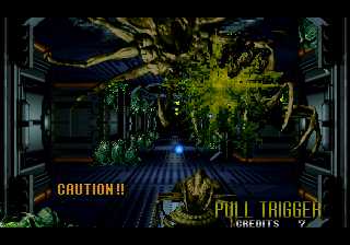 Alien³: The Gun (Arcade) screenshot: Acid split