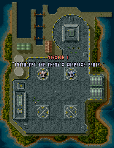 Scramble Spirits (Arcade) screenshot: Mission 1.