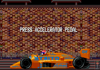 Continental Circus (Arcade) screenshot: Ready to race.