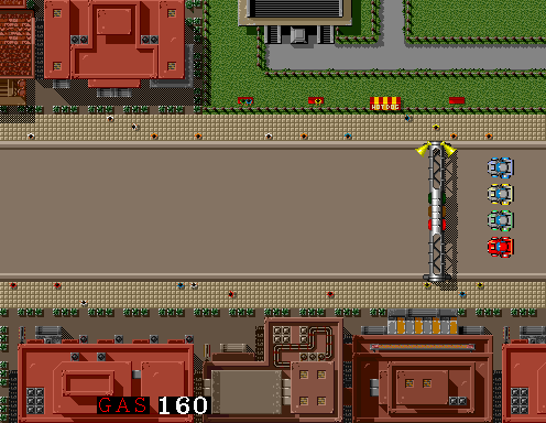 Hot Rod (Arcade) screenshot: Let's Go.