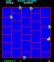 Screenshot of Amidar (Arcade, 1981) - MobyGames