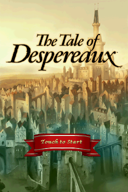 The Tale of Despereaux (Nintendo DS) screenshot: Title Screen