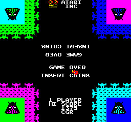 Warlords (Arcade) screenshot: Insert Coin.