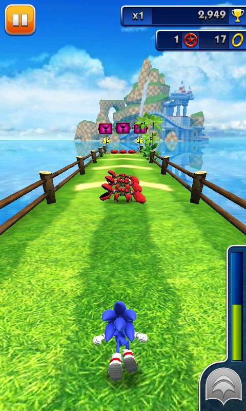 Screenshot of Sonic Dash (Android, 2013) - MobyGames