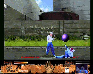 Prawo krwi (Amiga) screenshot: Temporary invincibility bonus