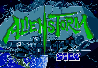 Alien Storm (Arcade) screenshot: Game title