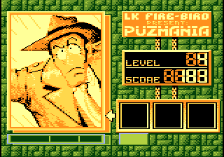 Puzmania (Atari 8-bit) screenshot: Level 4 new picture